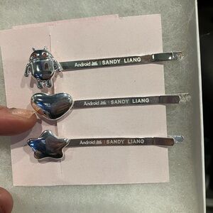 sandy liang y2k 2025 android hair clip set